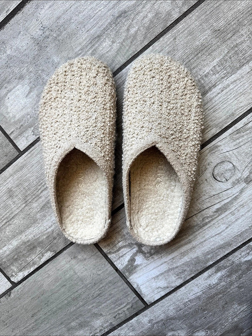 Rothy’s Cozy Women's Slippers clogs in Cream